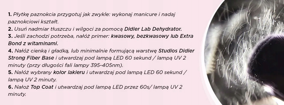 ZESTAW 2x8ML DIDIER LAB BAZA STRONG FIBER DO LAKIERÓW HYBRYDOWYCH Rodzaj baza