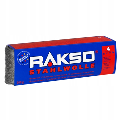 

Wełna stalowa Stahlwolle Rakso 200g granulacja 3