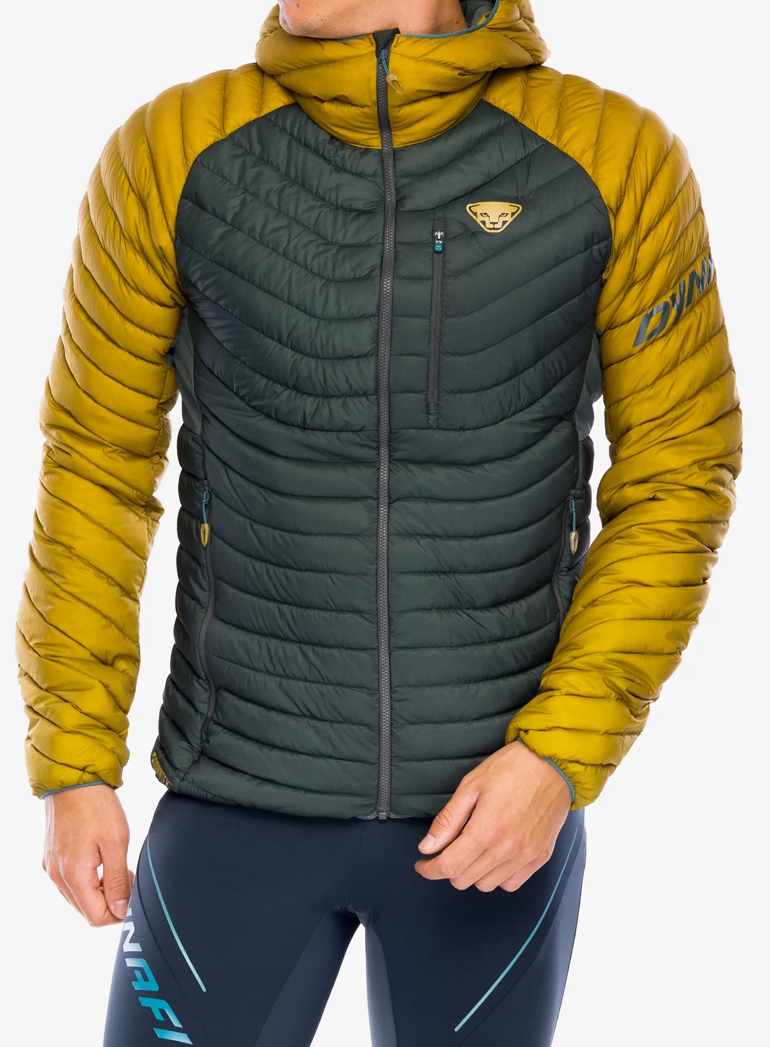 Péřová bunda Dynafit Radical Down Hooded Jacket relic S