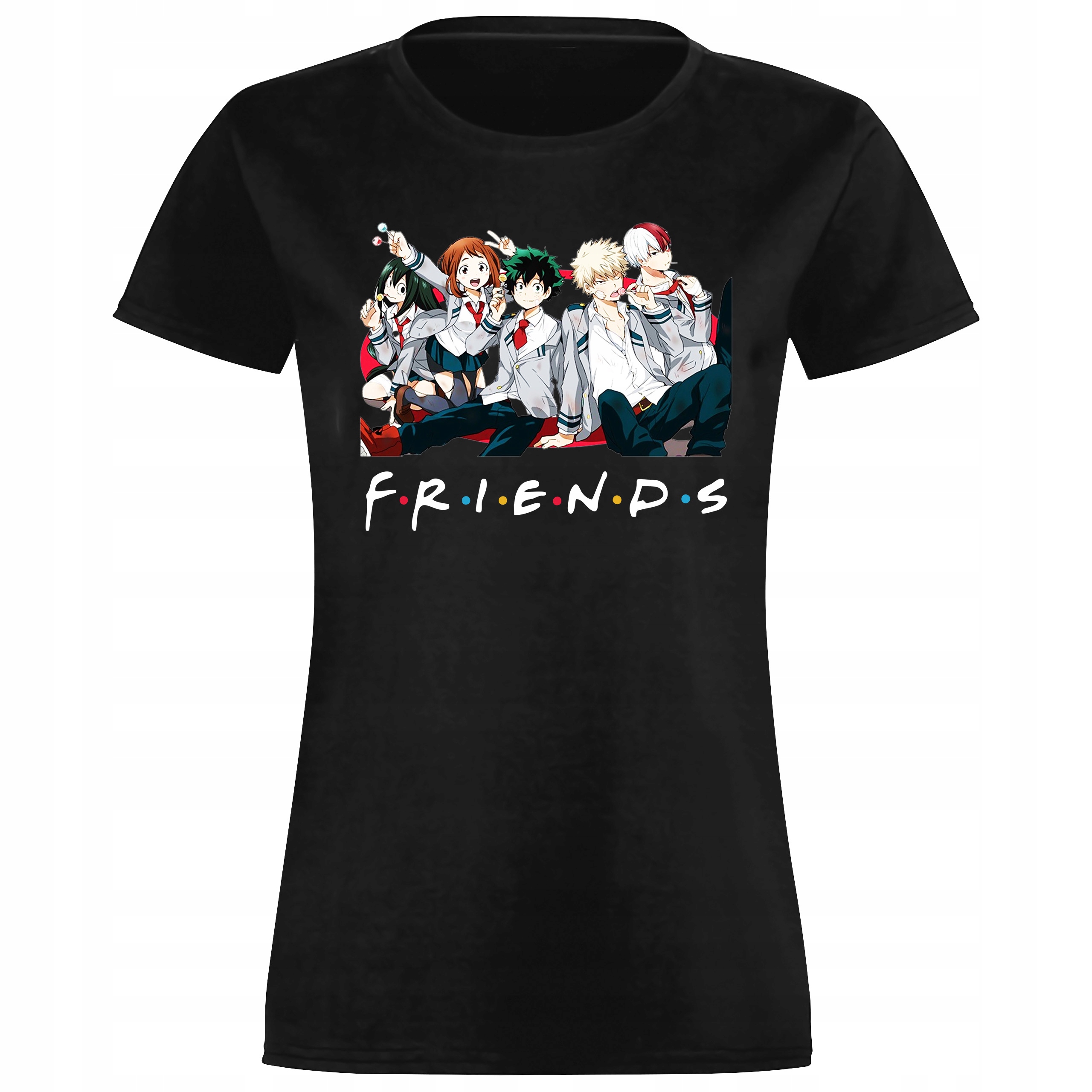 

Damski T-shirt Koszulka My Hero Academy Friends M