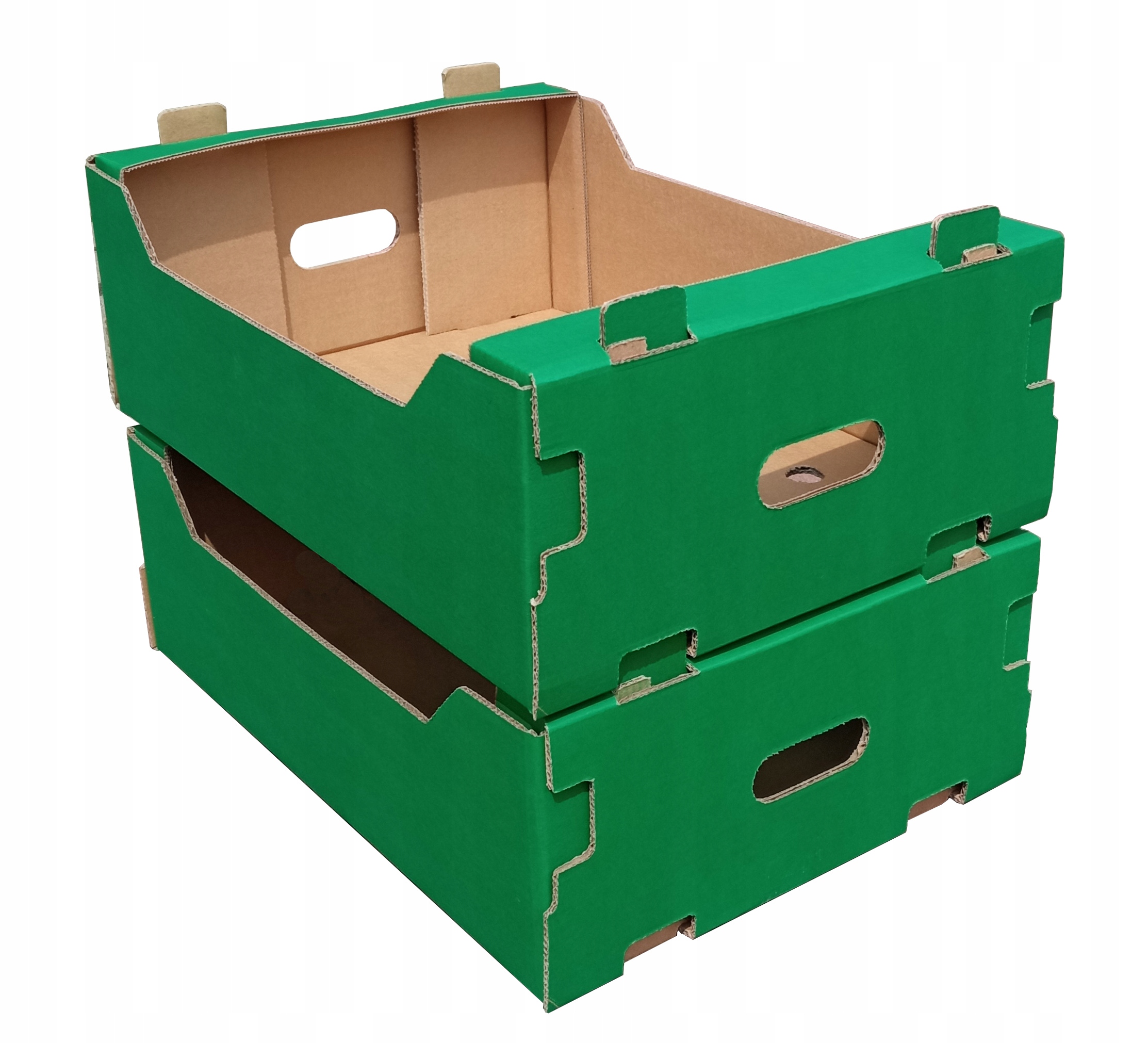 Skrzynka Na Pomidory Zielona Tekturowa 6kg karton 50szt. Producent