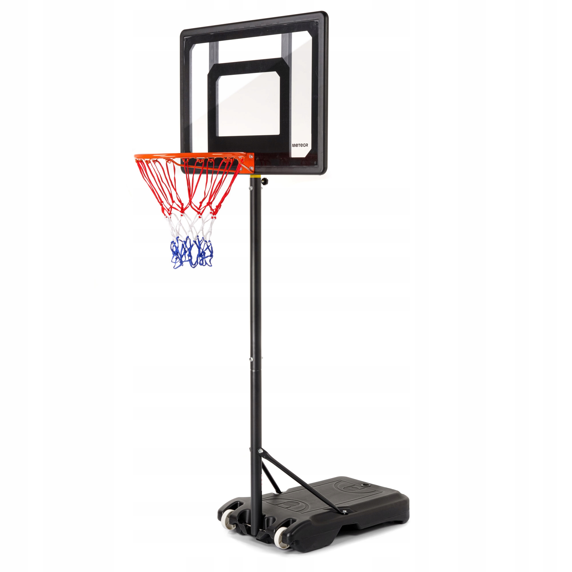 Kosz do koszykówki tablica zestaw regulowany ogrodowy z kółkami 150-210 cm