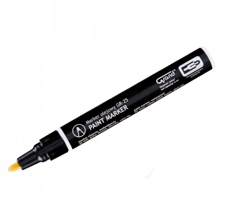 

Marker Olejowy Czarny Grand GR-25 Wodoodporny