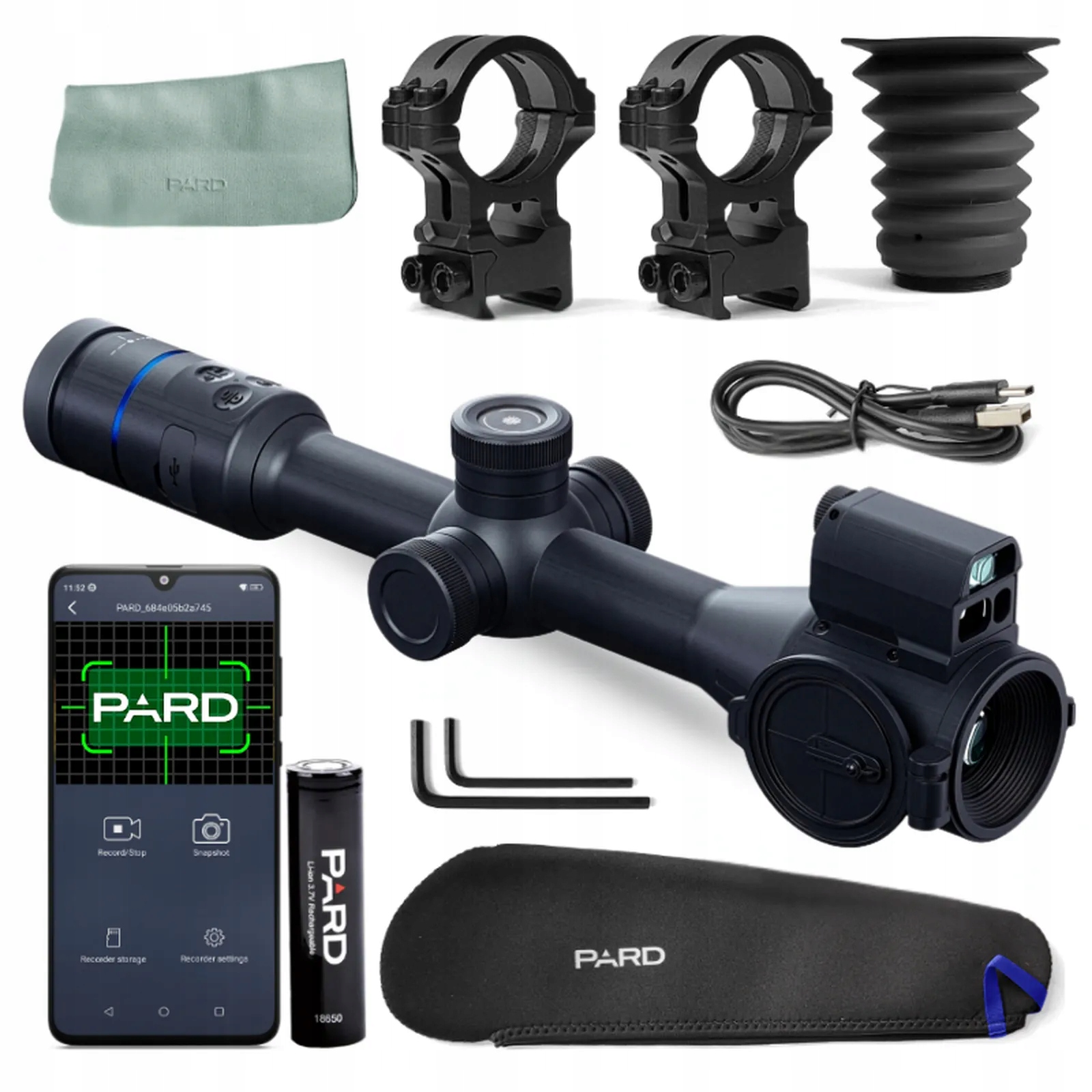 Noční vidění Pard Night Stalker 4K eX Lrf 70 mm 850 nm Set