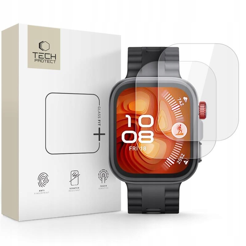 Szkło hartowane do Huawei Watch Fit 4 Pro Tech-protect Glass Fit+ 2-PACK