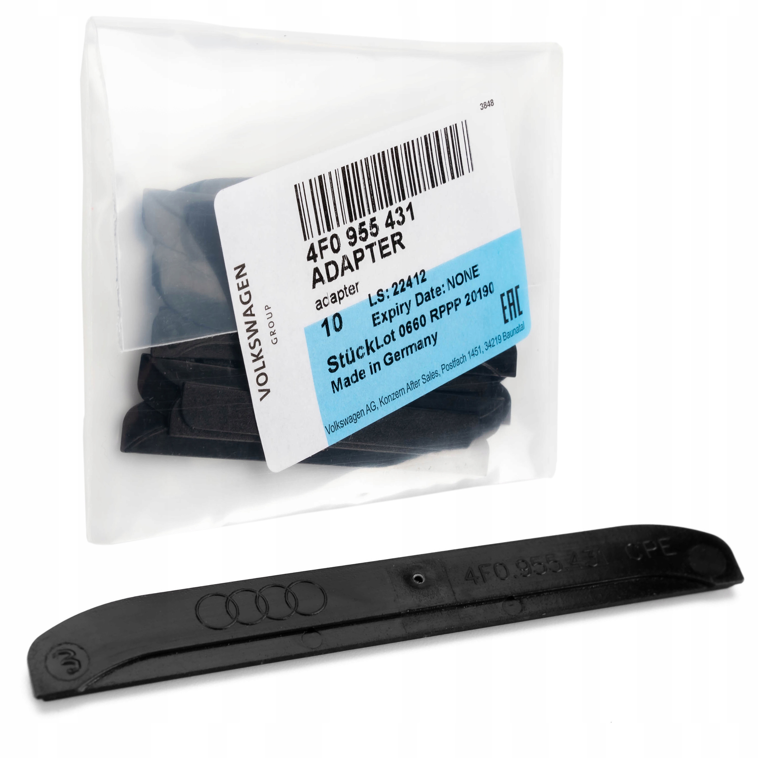 Zdjęcie AWparts ADAPTER DYSZY SPRYSKIWACZA DO AUDI 4F0955431