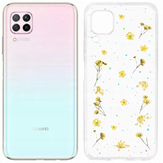 

Etui Case Pokrowiec Kwiaty do Huawei P40 Lite
