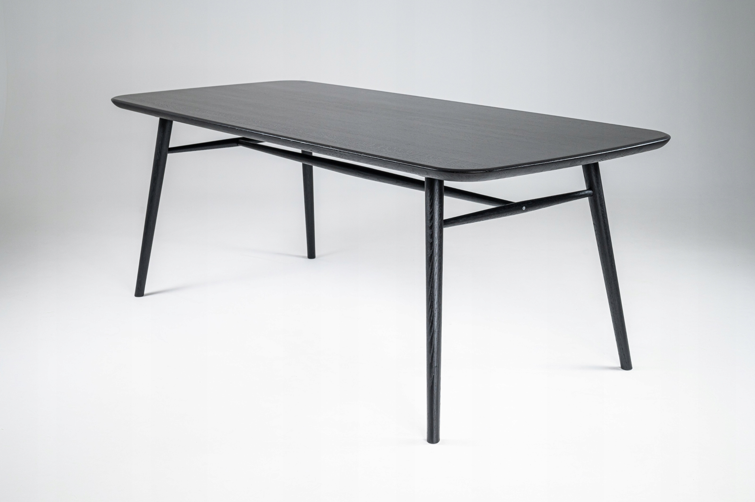 Stół z naturalnego dębu Vento Oak Black 1600 Dąb DFrst