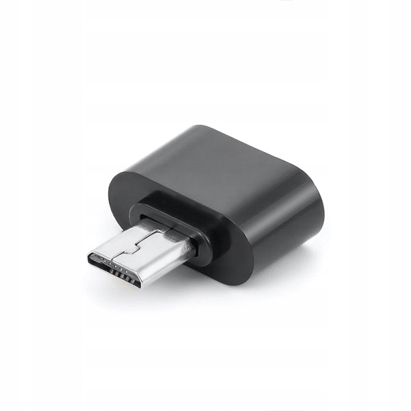 ADAPTER MICRO USB OTG CZARNY