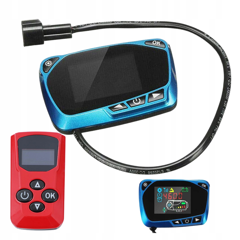 Ovladač Displeje Monitoru LCD 12V/24V Dálkové Ovládání Pro Olejový Ohřívač