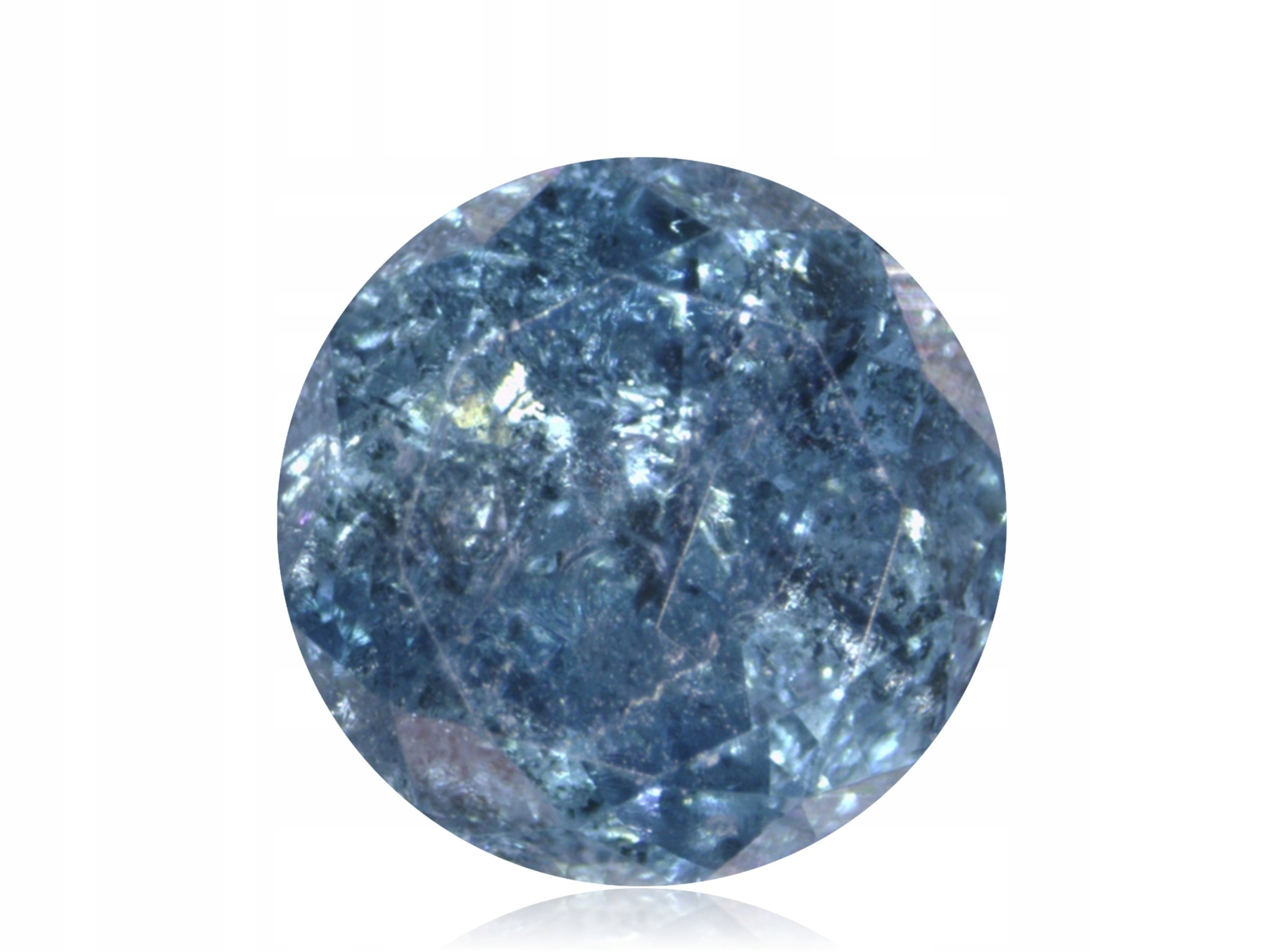 Diamant 0.17ct Modrý Briliant I3 eCertifikát Wbd