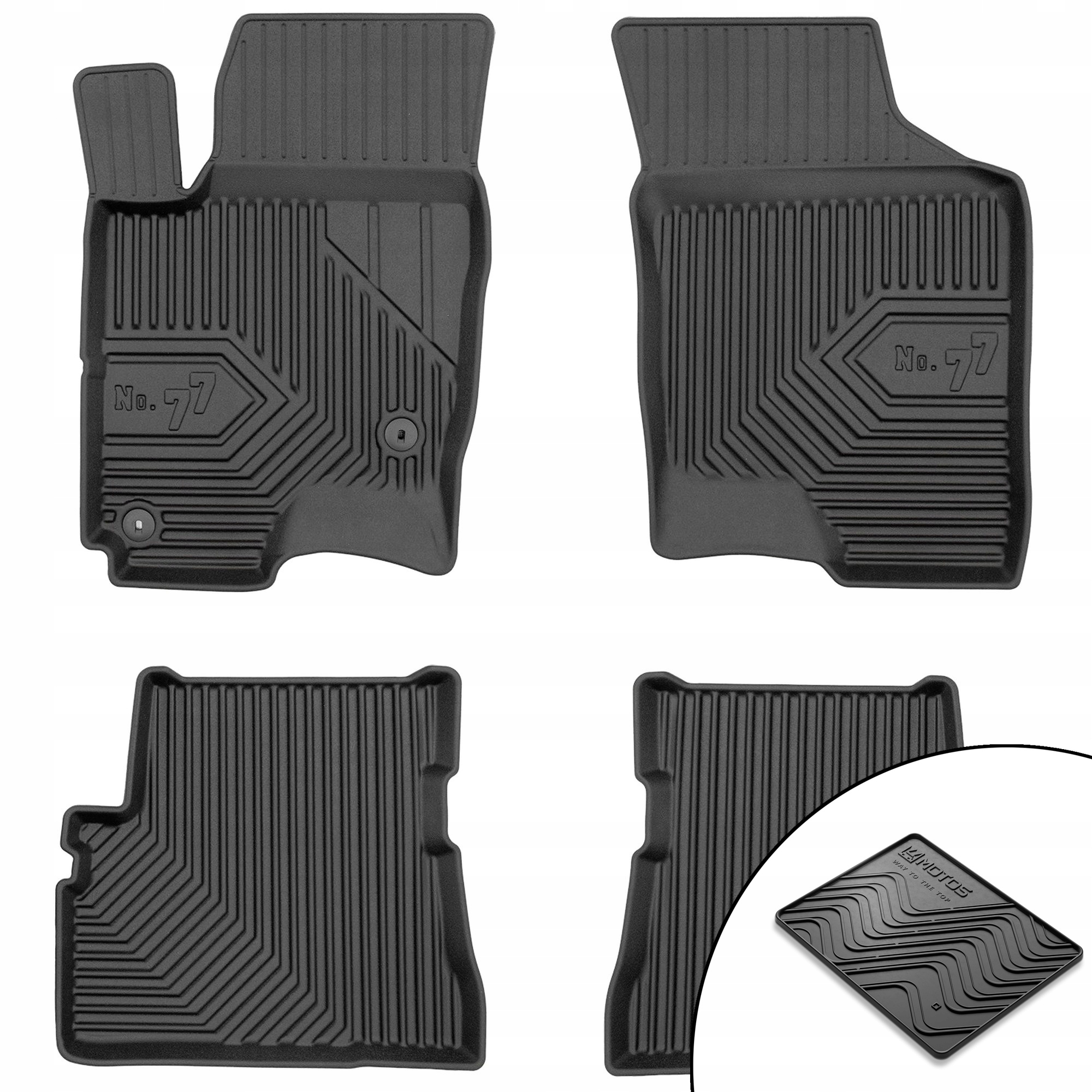 Gumové koberce č.77 Hyundai Getz 2002-2011 Hatchback podložka bonus