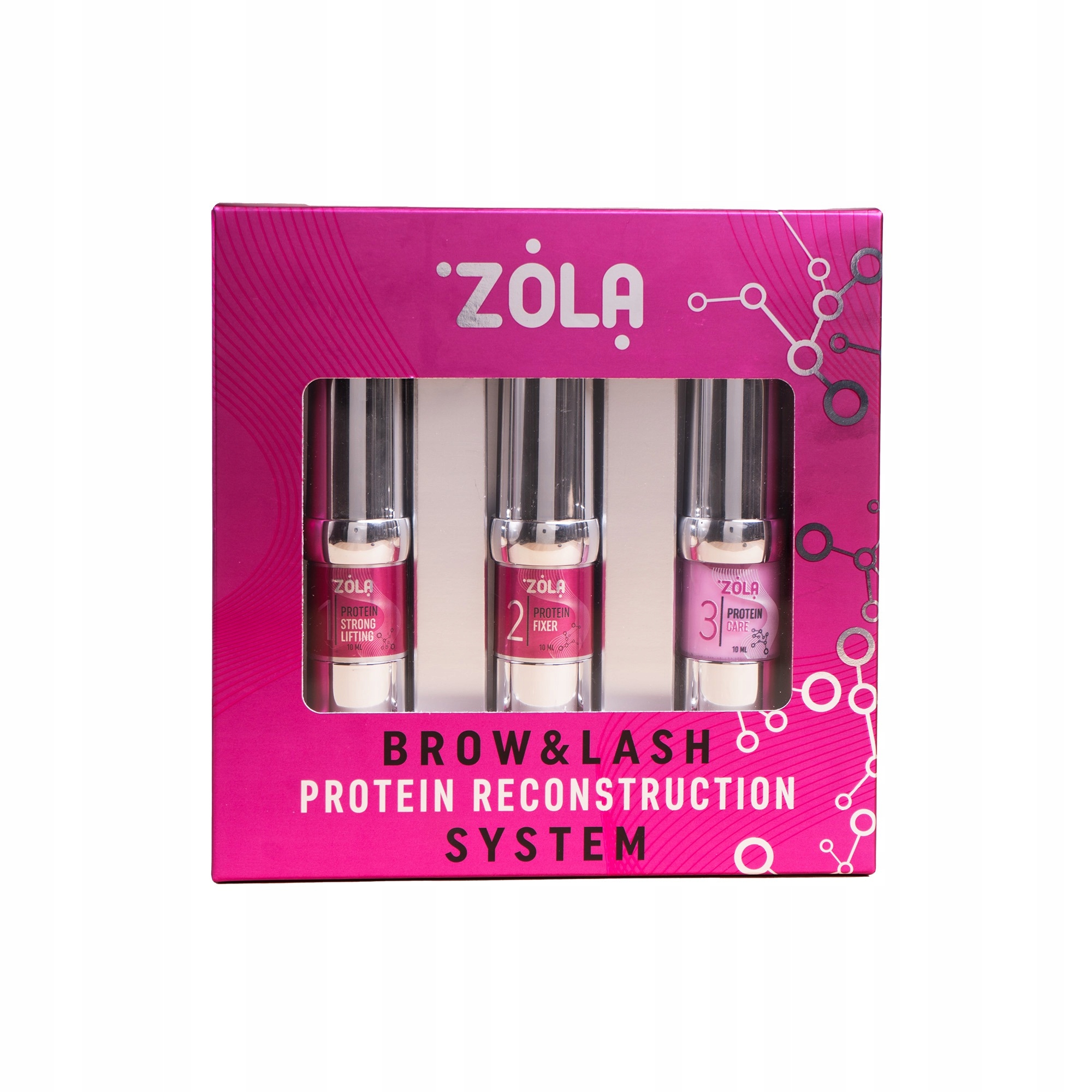 Sada pro laminaci Zola Brow&Lash Protein Reconstruction System