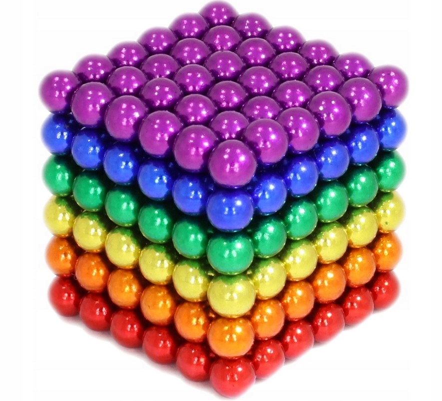 

Kulki Magnetyczne NeoCube 216 szt. 5mm Tęcza!