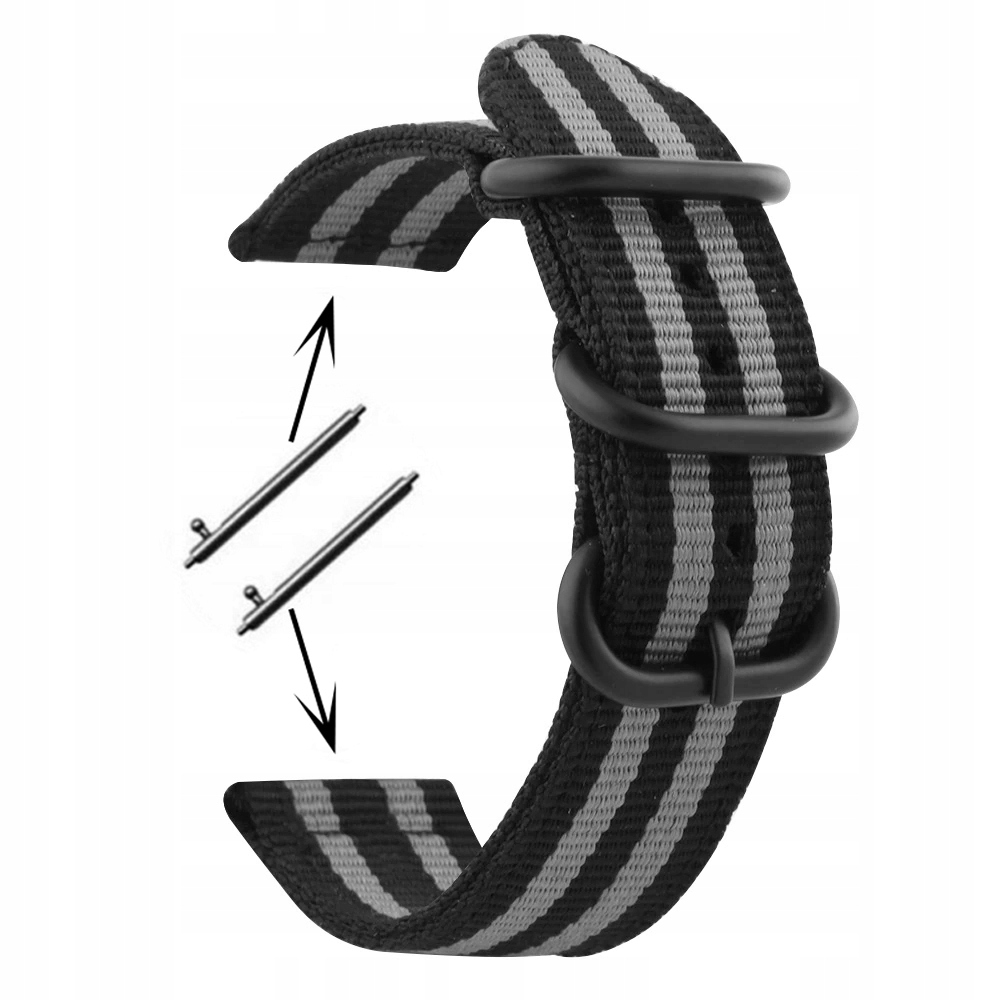 

Pasek Do Smartwatch-y – 22MM – Czarno – Szary