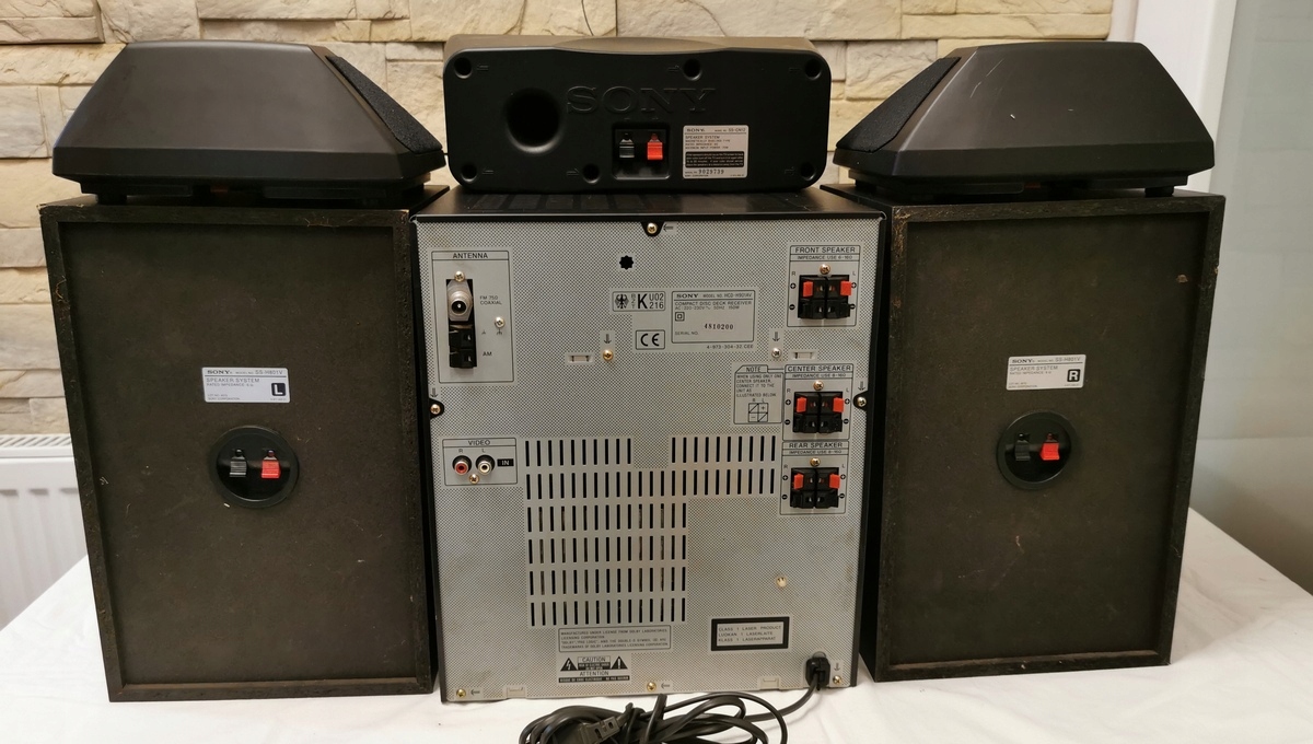 WIEŻA SONY MHC-901AV+KOLUMNY+PILOT SPRAWNA Model MHC-901AV