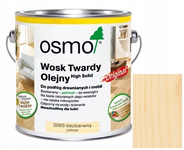 Osmo 3065 2,5L Tvrdý vosk polomatný Wawa