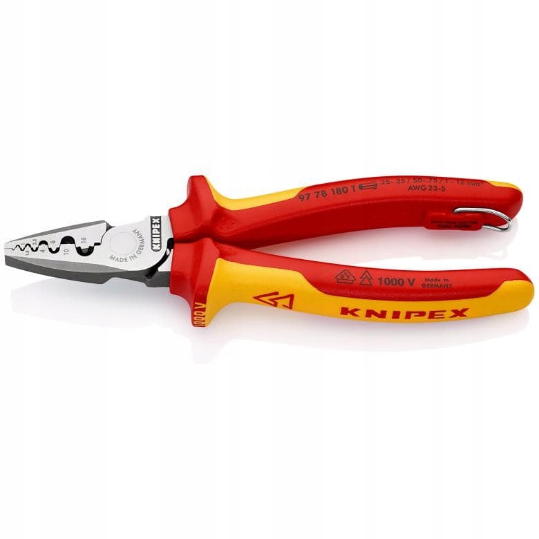 

Knipex Szczypce Do Zagniatania Tulejek 97 78 180 T