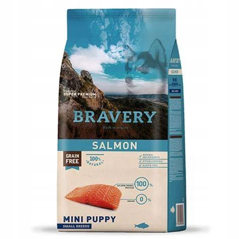 Bravery Karma dla Szczeniąt Mini Puppy Łosoś Bezzbożowa Premium 7 kg