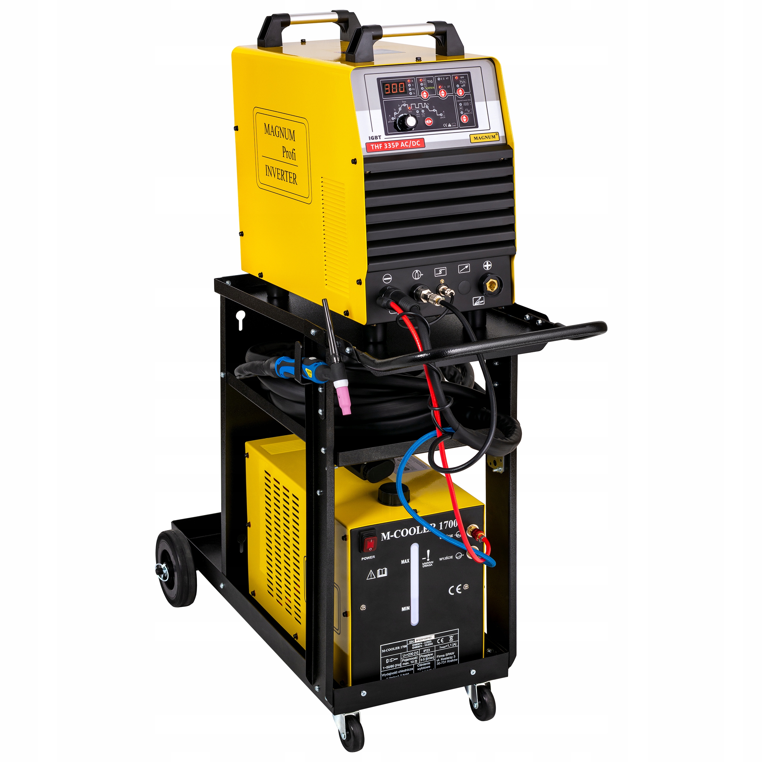 Інверторний зварювальний апарат Magnum U і THF335P W4
