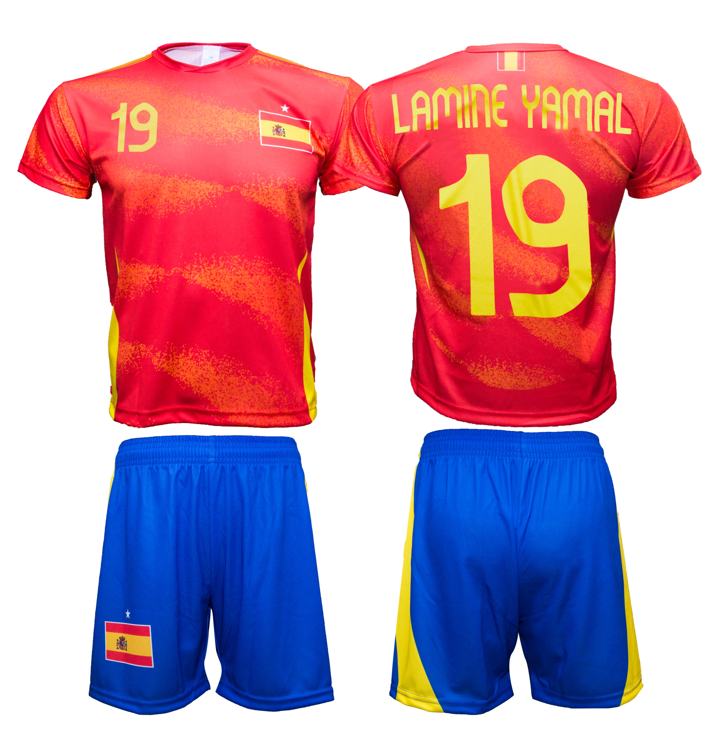 KOMPLET STRÓJ PIŁKARSKI LAMINE YAMAL HISZPANIA r. XL