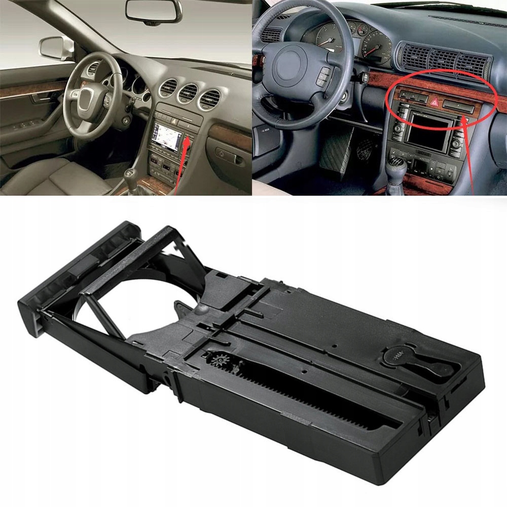 Držák na nápoje s nastavitelnou délkou pro Audi A6 C5 1998–2005