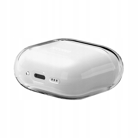 Etui Decoded Silicone Aircase na AirPods 4 przezroczyste