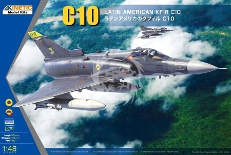 Kfir C10 Kinetic K48048 měřítko 1/48