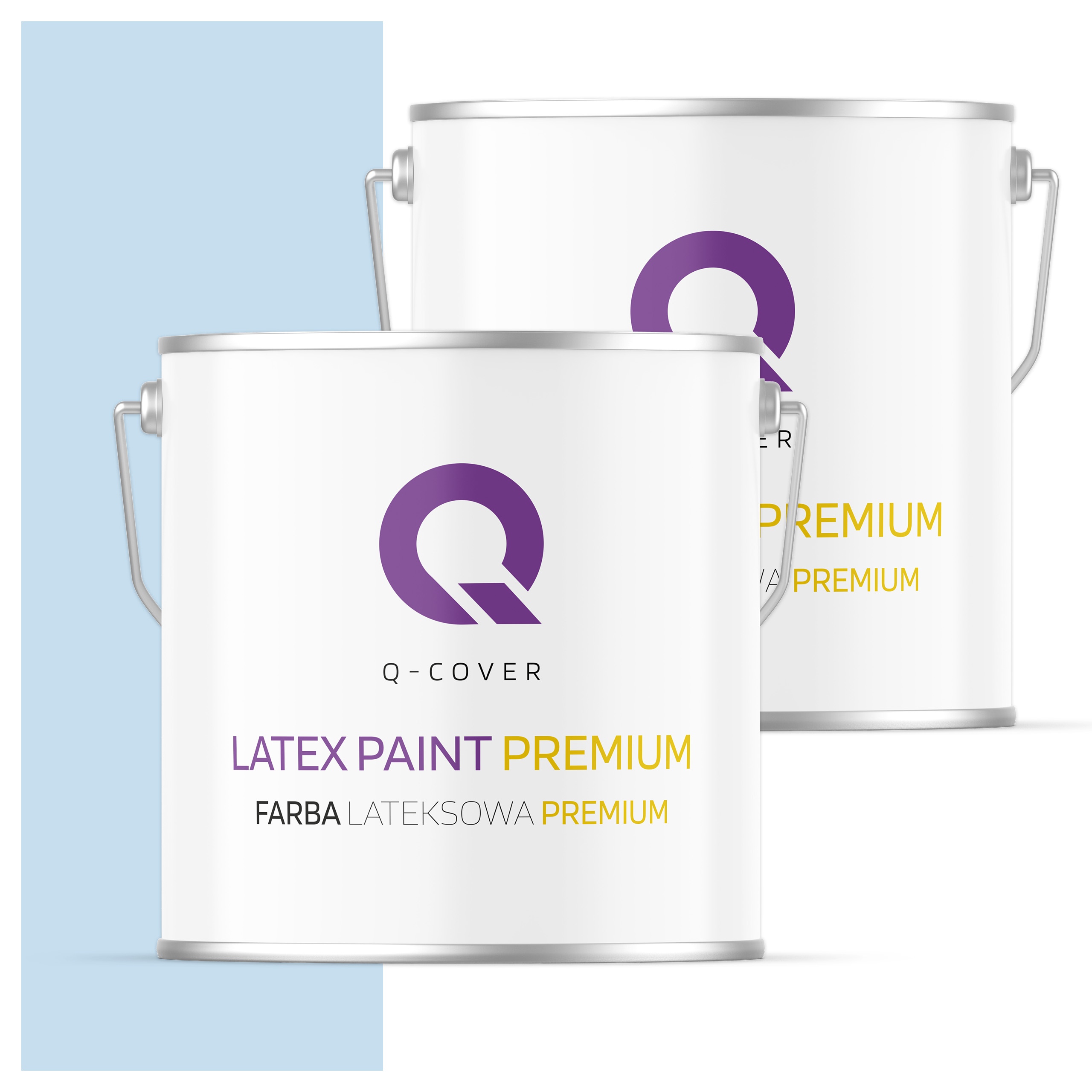 Umývateľná farba na steny stropov 5L Hlboká matná modrá H0169