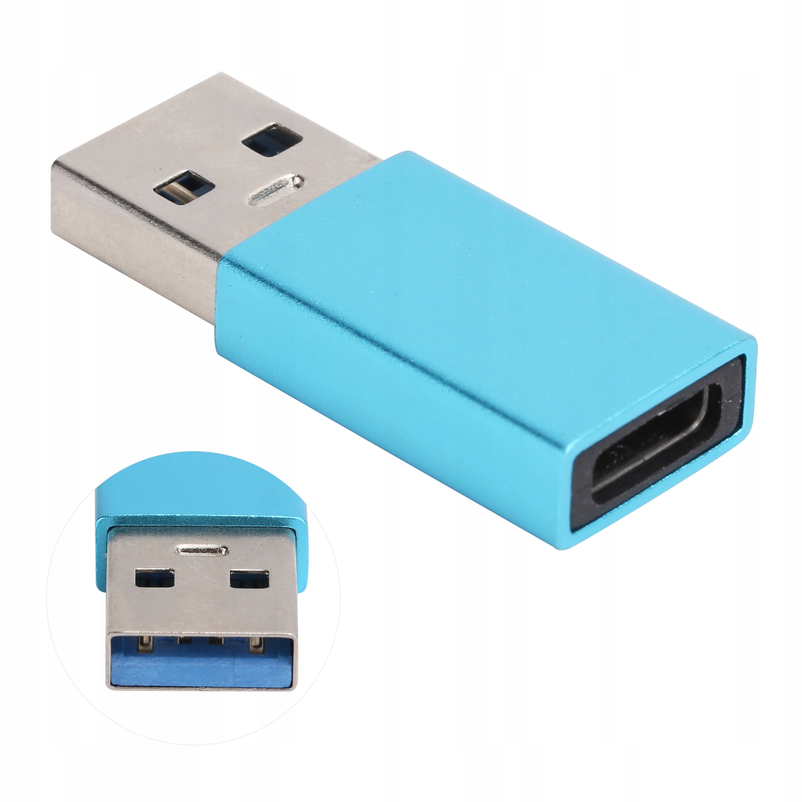 ADAPTER PRZEJŚCIÓWKA KONWERTER USB DO TYP C