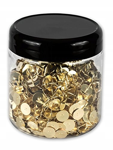 Pinezki złote VICTORY OFFICE, 1000 szt.