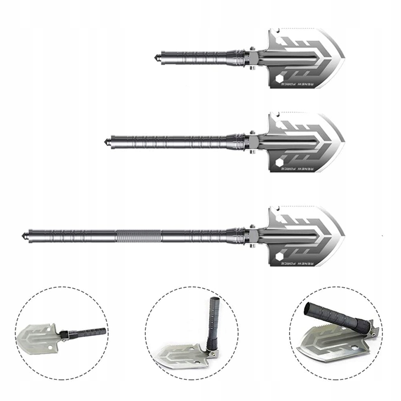 Saperka wojskowa SKŁADANA łopata nóż piła krzesiwo SURVIVAL niezbędnik 16W1 Kod producenta WIELOFUNKCYJNA ŁOPATA SZPADEL TAKTYCZNA