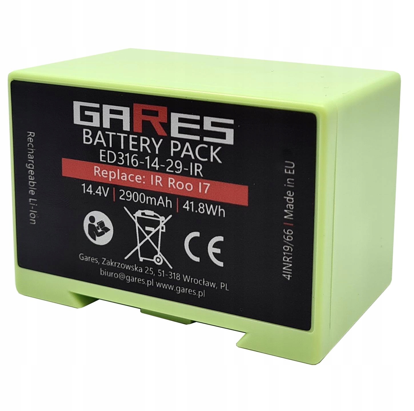 Bateria Akumulator do iRobot Roomba i7 i7+ i3 i3+ i4 i4+ 4624864 2.9 Ah