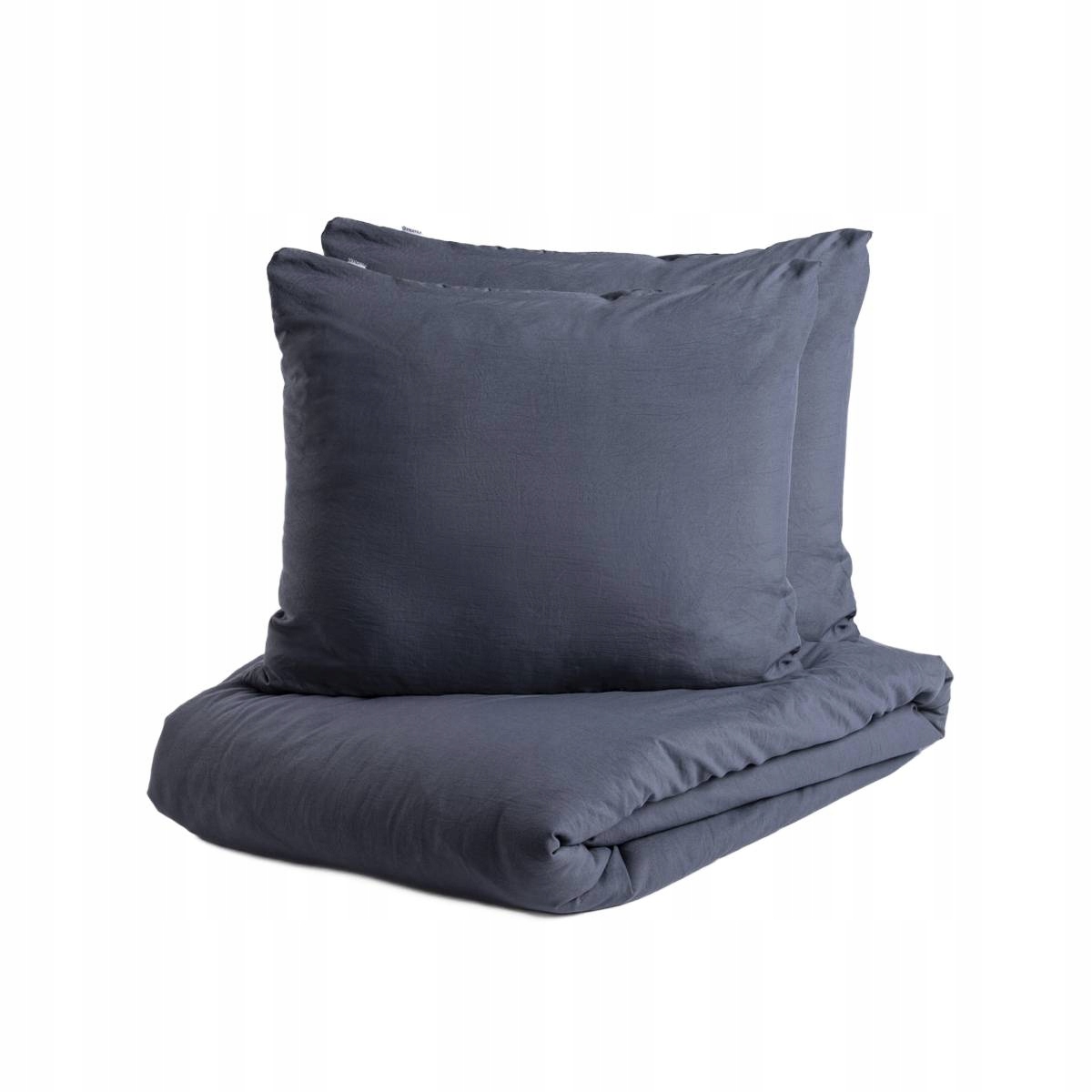 Povlečení Maisy z vypraného mikrovlákna šedé 220x200 2*50x60 cm Homla