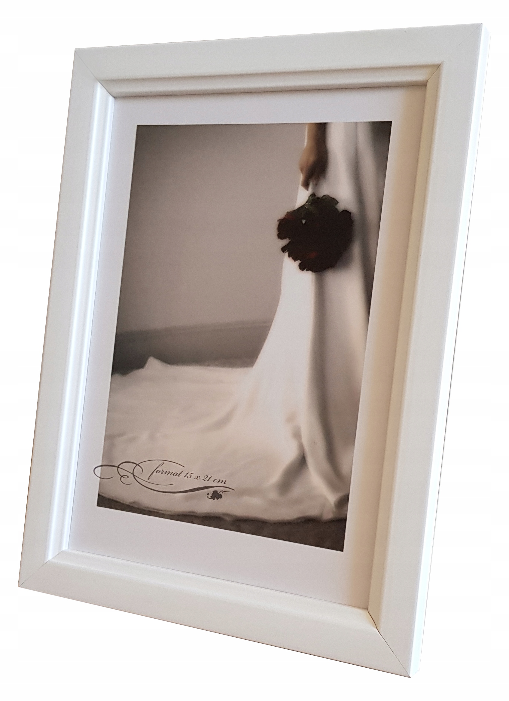 

Ramka do zdjęć 15x21 Fiona na Prezent biała czarna