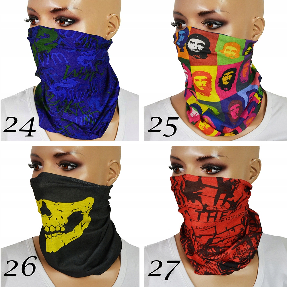 Maseczka Komin Maska na Twarz BUFFA 12 w 1 Płeć uniseks