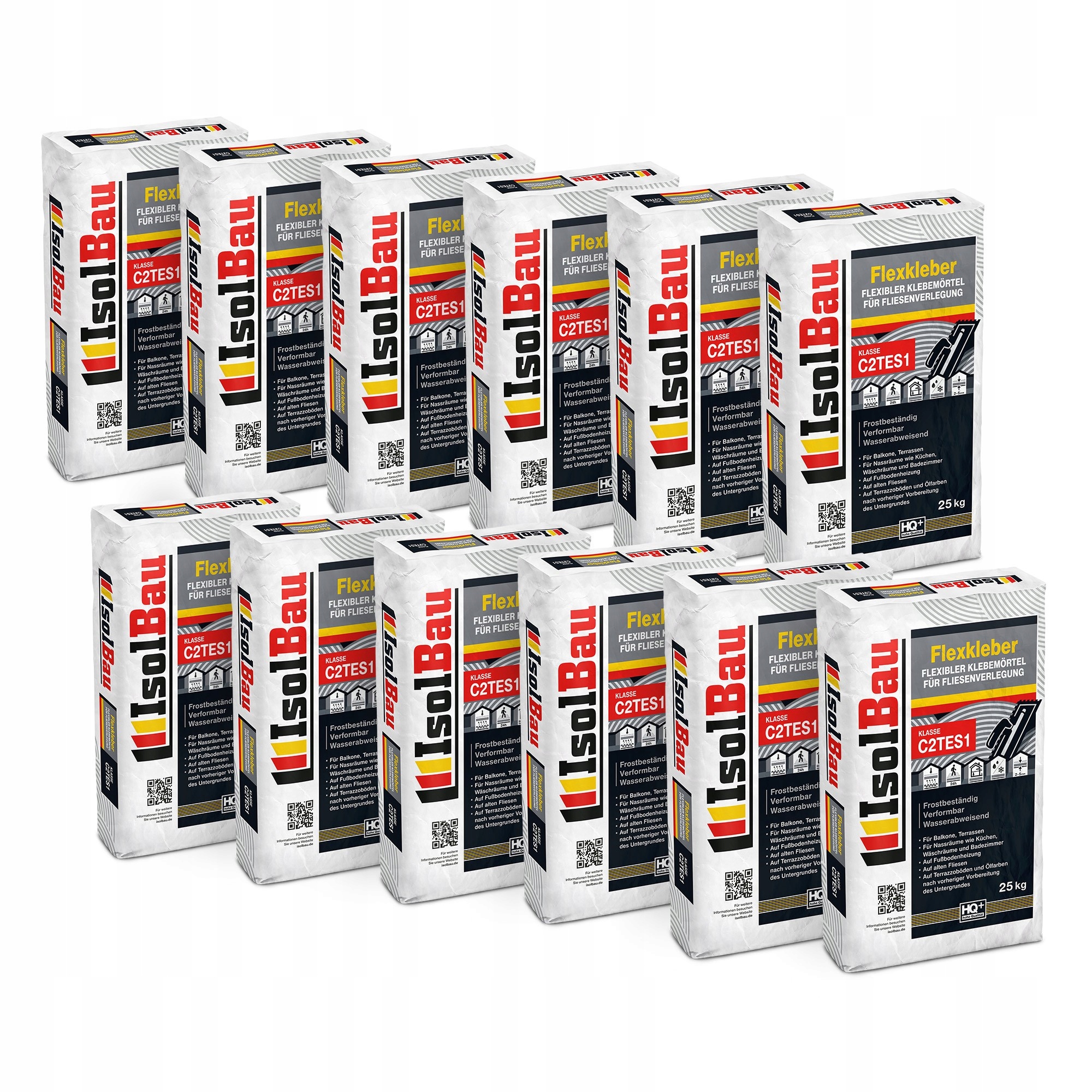 Lepidlo na dlaždice Flexkleber C2TES1 12 x 25 kg Mrazuvzdorné, vysoce elastické