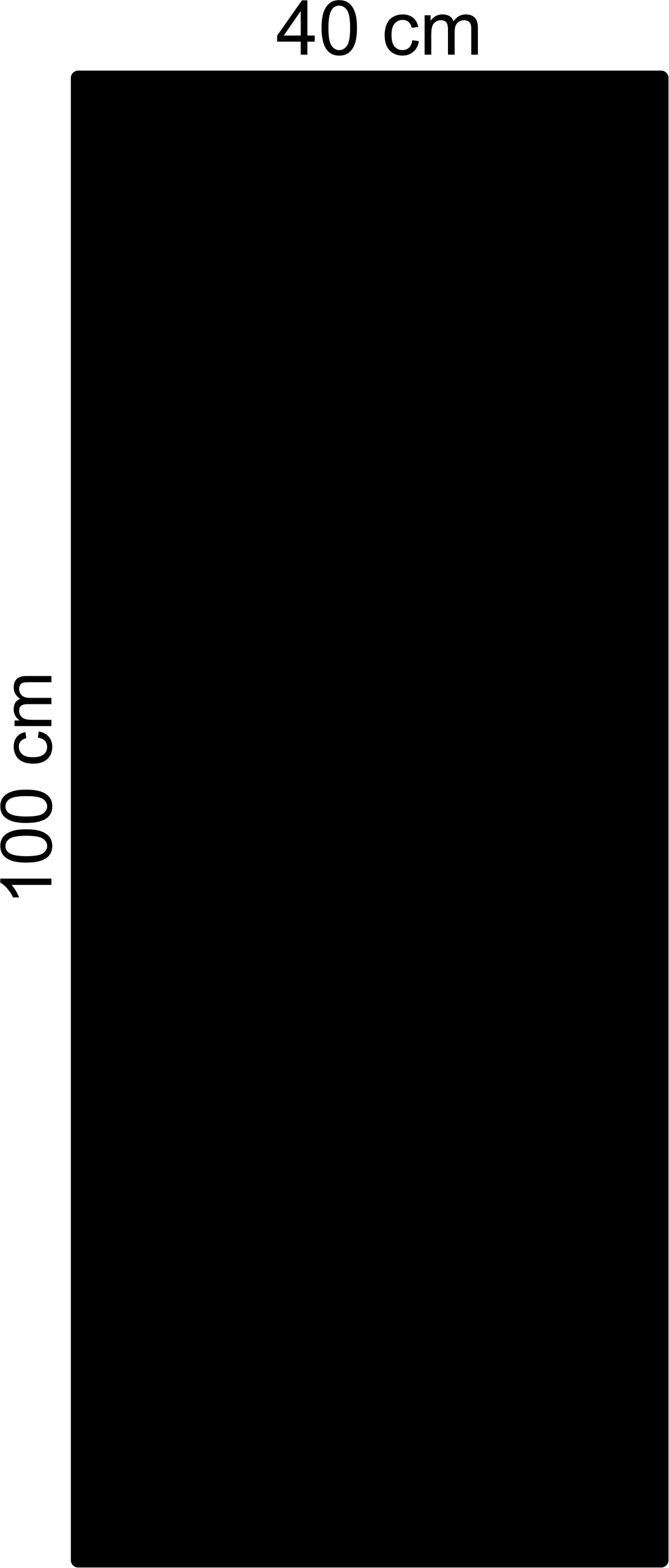 Kovová magnetická tabuľa obdĺžniková Magnetická 40x100