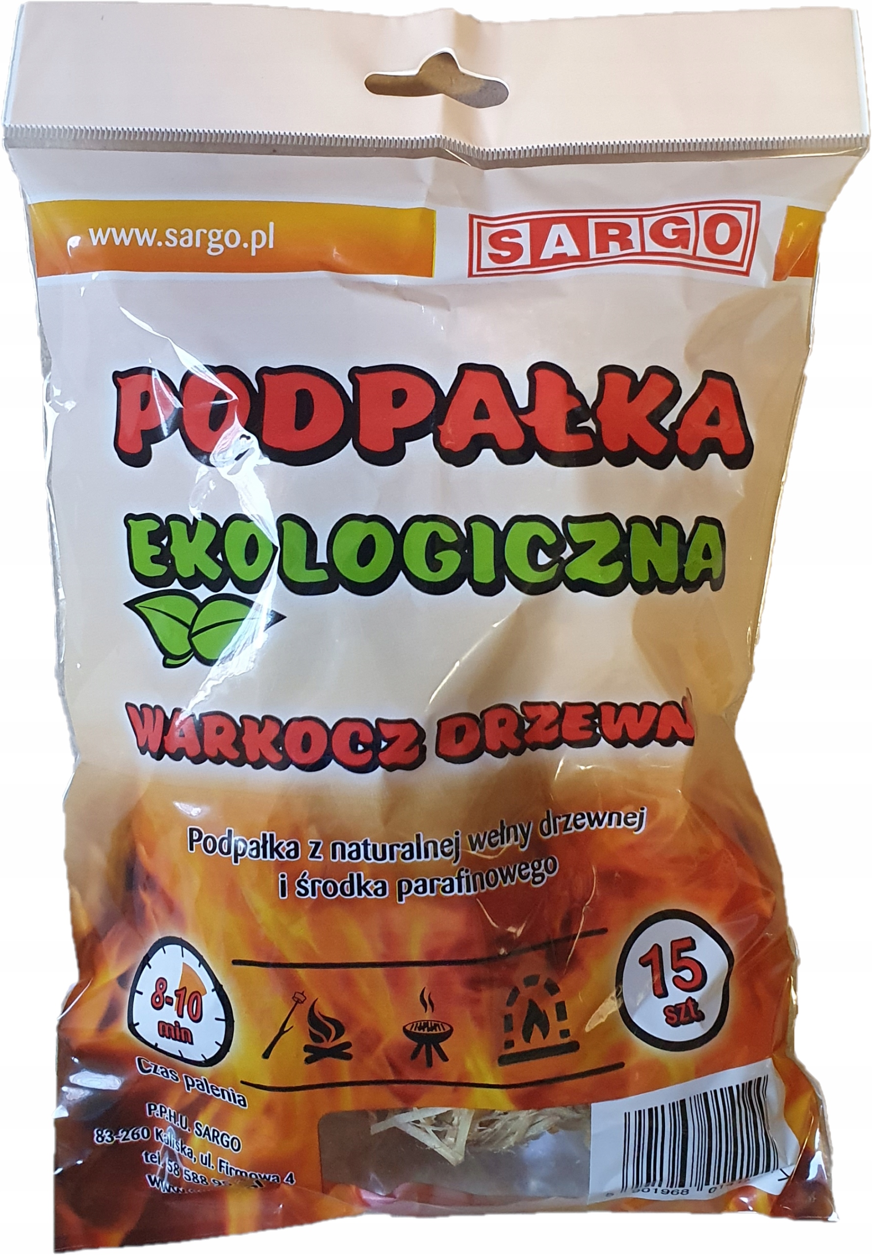 

Podpałka Ekologiczna Warkocz Drzewny 15 szt.