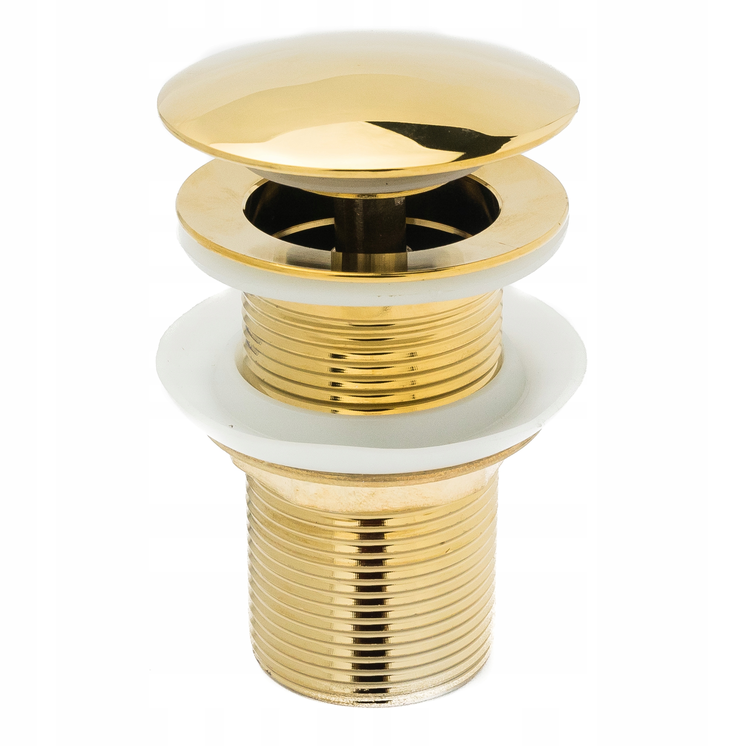 SYFON UMYWALKOWY ZŁOTY Z KORKIEM BEZ PRZELEWU Marka Aquaparts