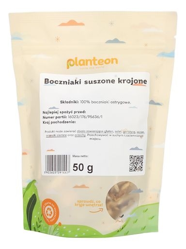 6 x sušené hlívy ústřičné krájené 50 g Planteon – houby