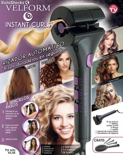 Keramická turmalínová iontová kulma Velform Fale Loki 25W 230V Tv