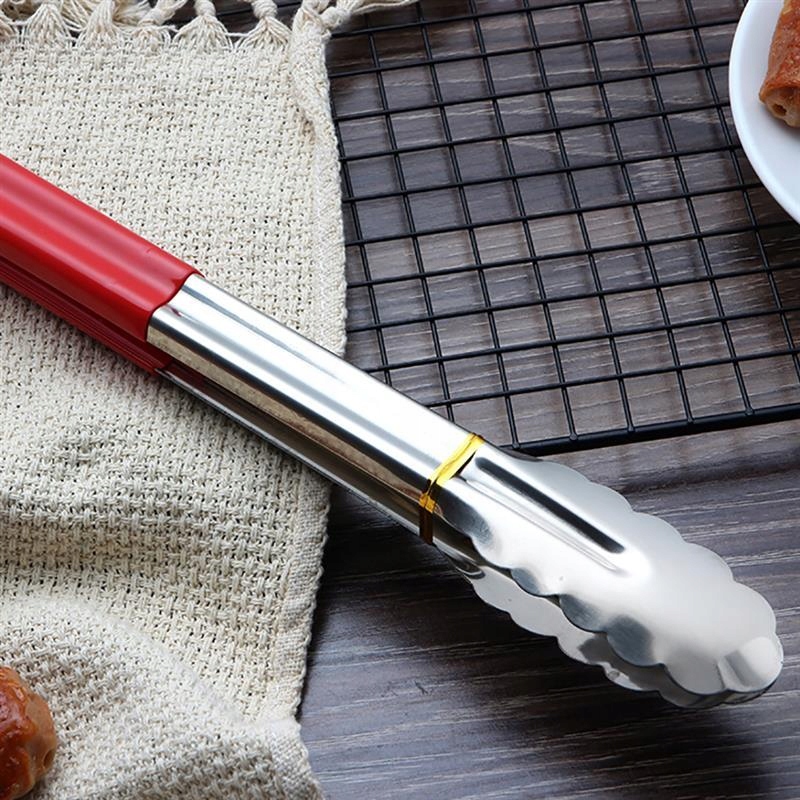 SZCZYPCE KUCHENNE METALOWE DO GRILLA SAŁATEK MIĘSA Kolor inny