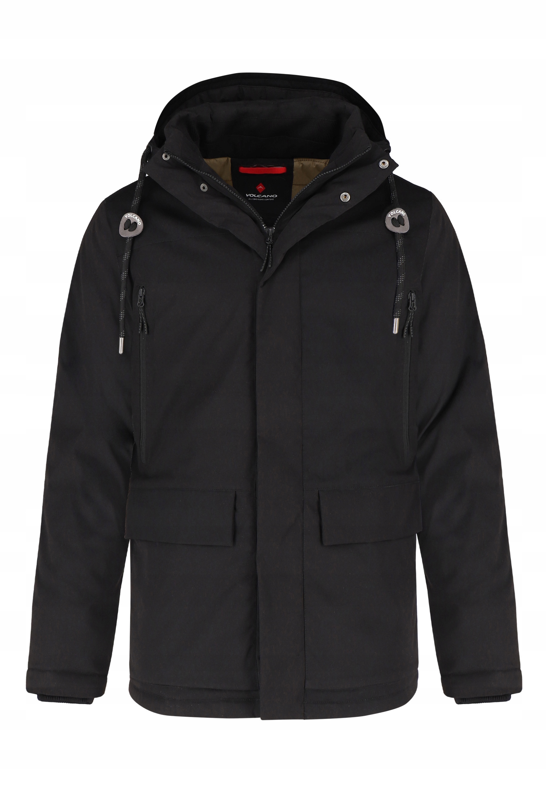 Pánská Zimní Bunda Černá Volcano J-durst 3XL
