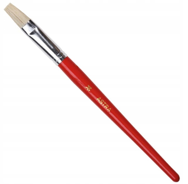 PĘDZELEK PĘDZEL ASTRA DO KLEJU I FARB PŁASKI Nr24