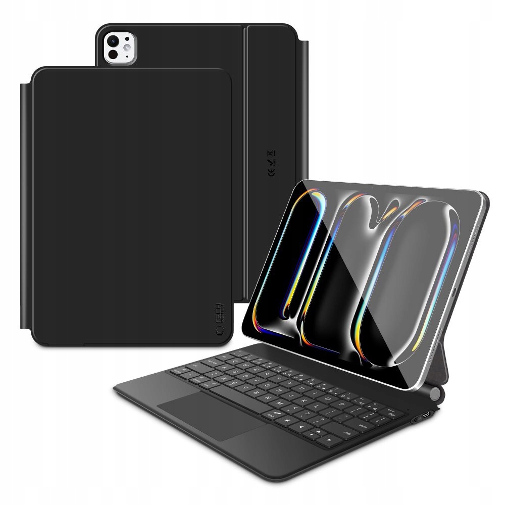 Pouzdro s klávesnicí pro Ipad Pro 11“ 5 6 2024-2025 Tech-protect, černé