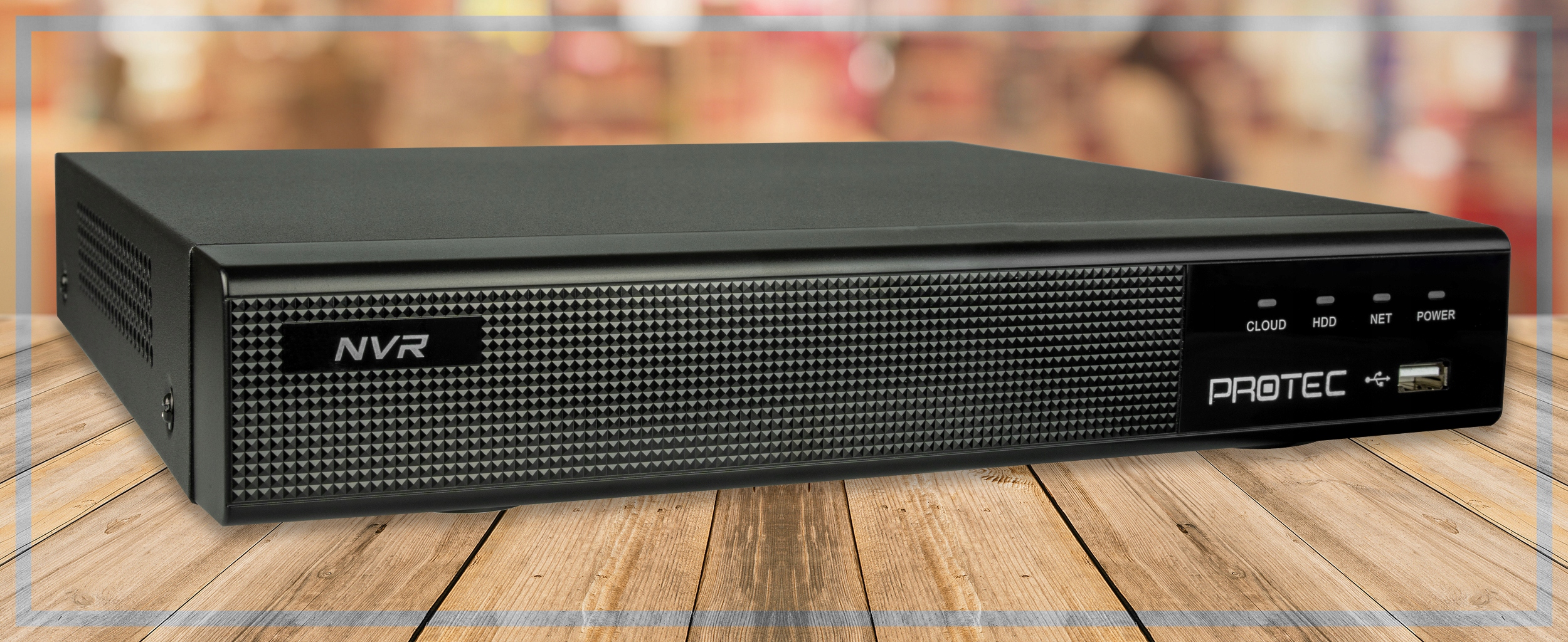 KOMPLETNY CYFROWY MONITORING 4 KAMERY IP 8MPIX 4K POE 24/7 APLIKACJA ONLINE Model PR-NVR-04T8POE