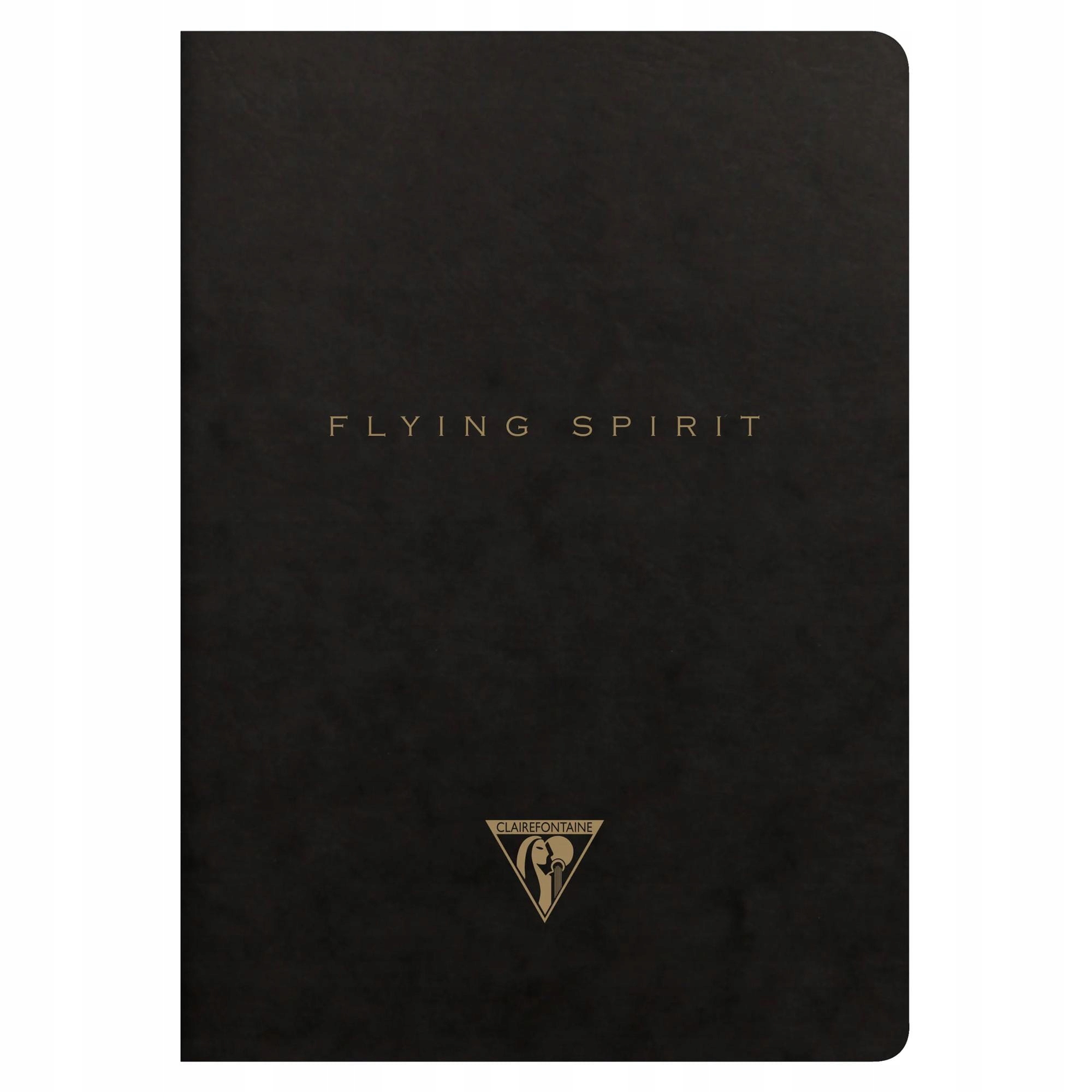 Zeszyt Clairefontaine Flying Spirit A5, linie, czarny