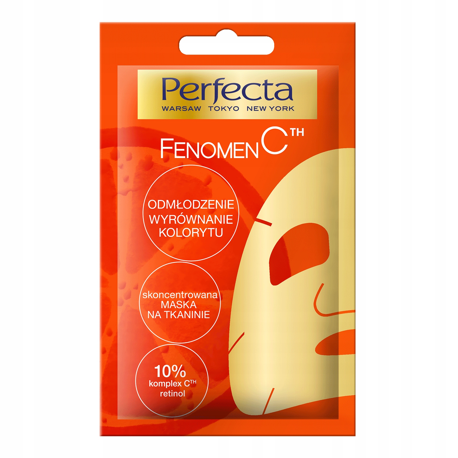

Perfecta Fenomen Cth Skoncentrowana maska w płacie