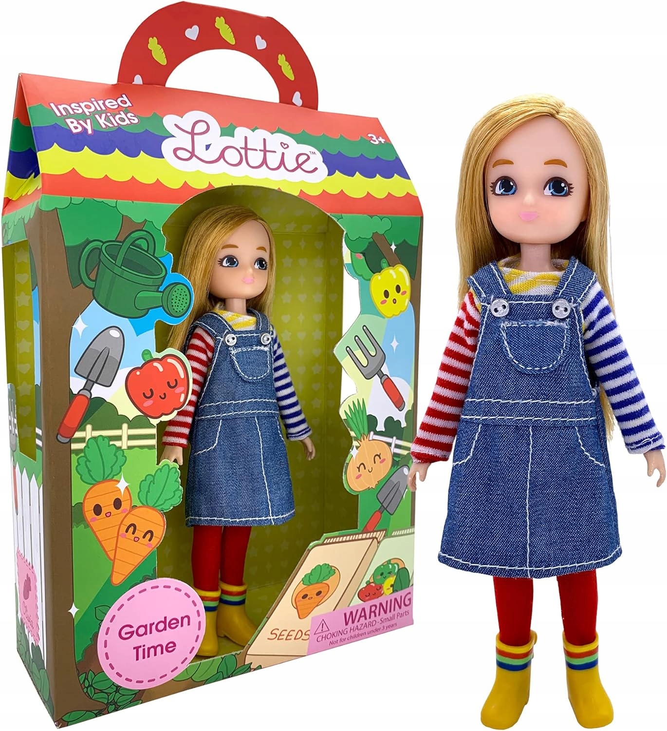 Lalka Dziewczynka Ogrodniczka 18 cm Lottie